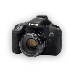 کاور سیلیکونی Canon EOS 850D (مشکی)
