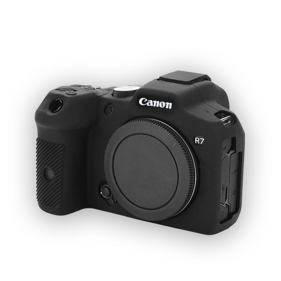 کاور سیلیکونی Canon EOS R7 (مشکی)