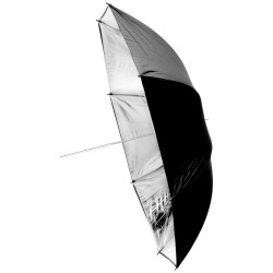 چتر مشکی داخل نقره ای 150 سانتی متر