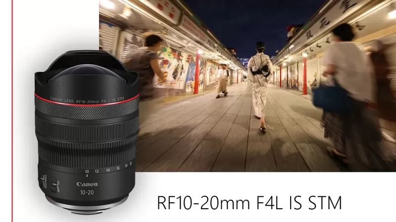 لنز RF 10-20mm F4L IS STM: عریض ترین لنز زوم بدون فیش آی جهان