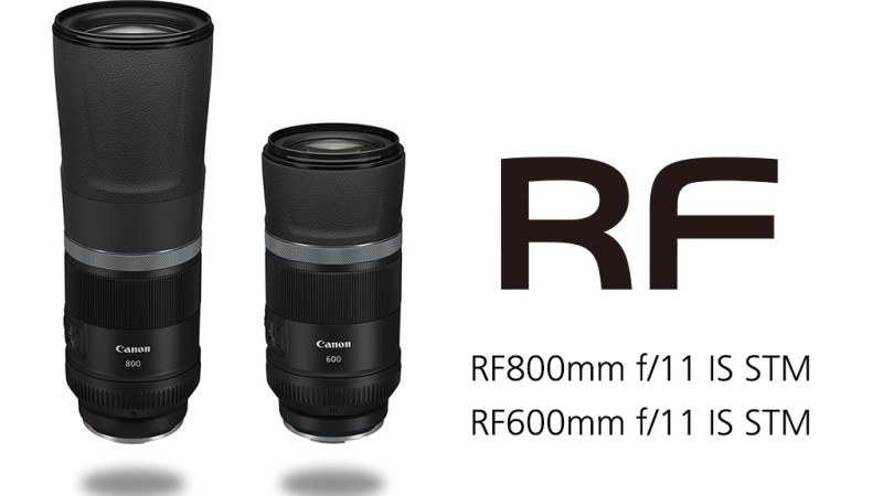 بررسی لنزهای Canon RF600mm f/11 و RF800mm f/11