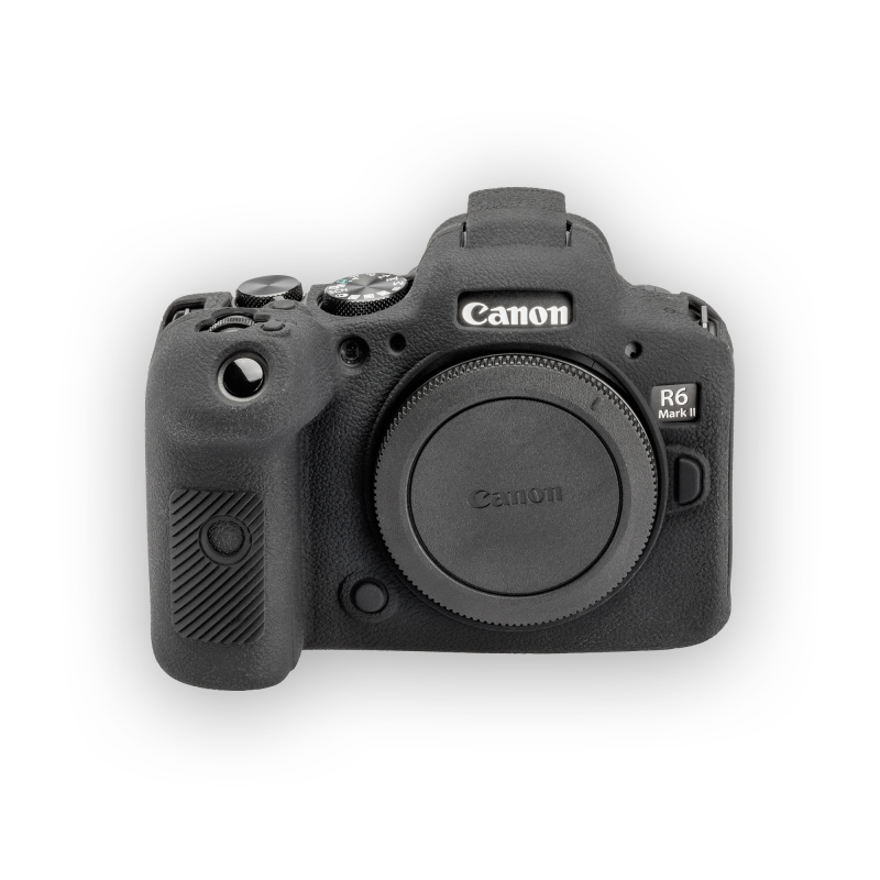کاور سیلیکونی Canon EOS R6 Mark II (مشکی) کاور سیلیکونی Canon EOS R6 Mark II (مشکی)