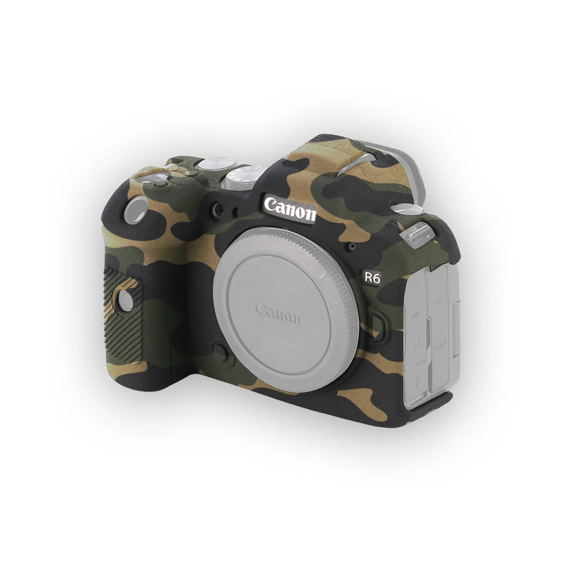 کاور سیلیکونی Canon EOS R6 (استتار) کاور سیلیکونی Canon EOS R6 (استتار)