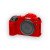 کاور سیلیکونی Canon EOS R8 (قرمز)