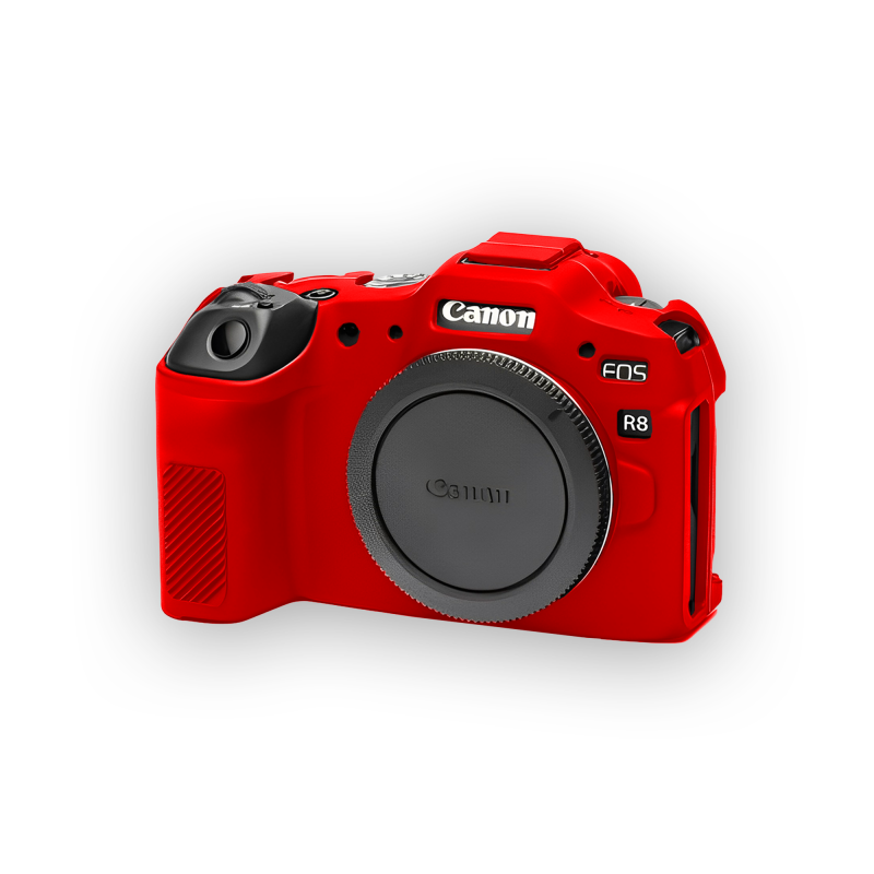 کاور سیلیکونی Canon EOS R8 (قرمز) کاور سیلیکونی Canon EOS R8 (قرمز)