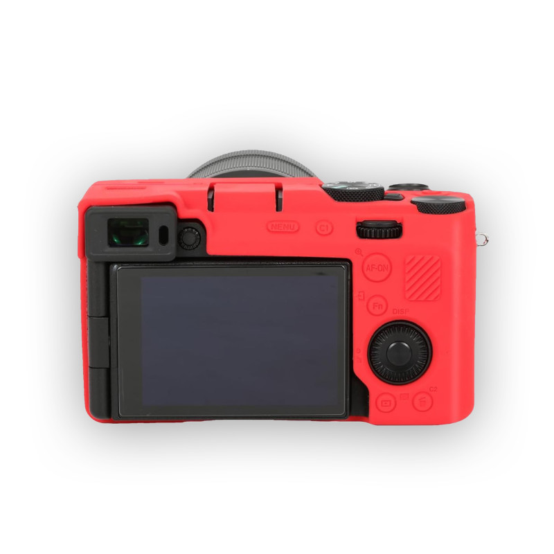 کاور سیلیکونی Sony A7C II (قرمز) کاور سیلیکونی Sony A7C II (قرمز)