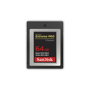 کارت حافظه SanDisk 64GB Extreme PRO CFexpress Type B کارت حافظه SanDisk 64GB Extreme PRO CFexpress Type B