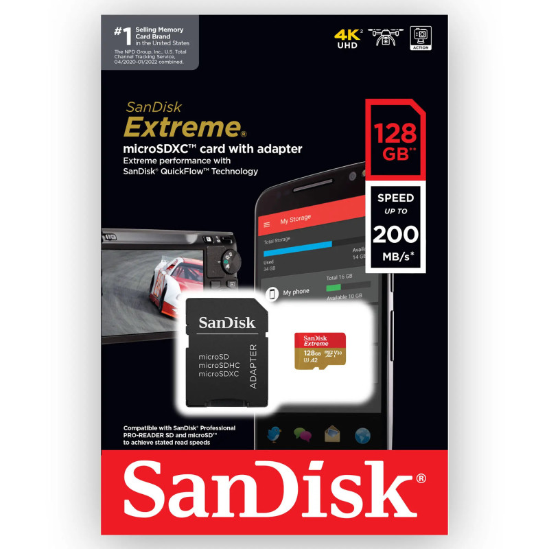 کارت حافظه Sandisk Micro SD 128GB - 200MBs (1330x) کارت حافظه Sandisk Micro SD 128GB - 200MBs (1330x)