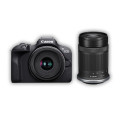 دوربین بدون آینه Canon EOS R100 بهمراه لنزهای 45-18 و 210-55 میلیمتر
