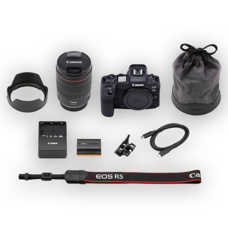 دوربین بدون آینه Canon EOS R5 + 24-105mm F4L دوربین بدون آینه Canon EOS R5 + 24-105mm F4L