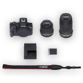دوربین بدون آینه Canon EOS R50 بهمراه لنزهای 45-18 و 210-55 میلیمتر دوربین بدون آینه Canon EOS R50 بهمراه لنزهای 45-18 و 210-55 میلیمتر