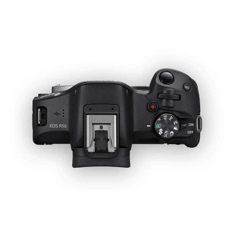 دوربین بدون آینه Canon EOS R50 بهمراه لنزهای 45-18 و 210-55 میلیمتر