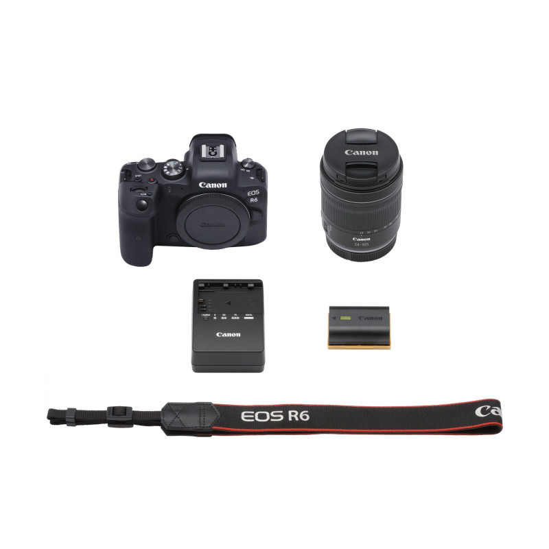 دوربین بدون آینه Canon EOS R6 + RF 24-105mm f/4-7.1 IS STM دوربین بدون آینه Canon EOS R6 + RF 24-105mm f/4-7.1 IS STM